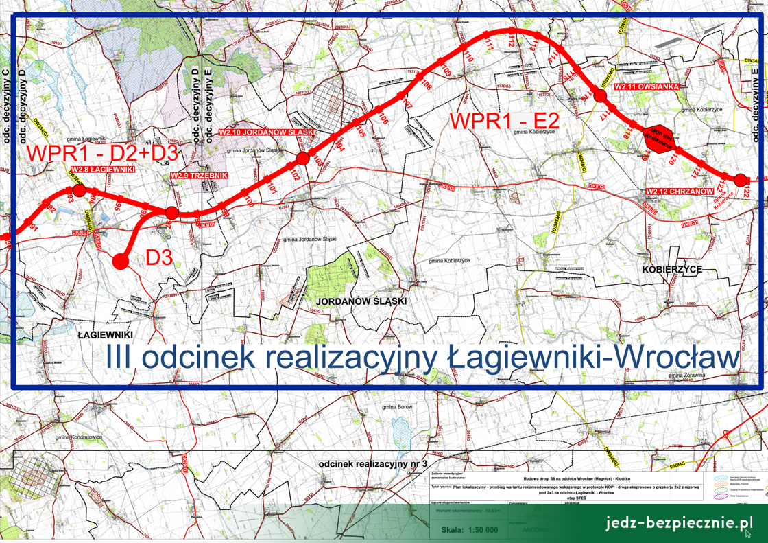 Polskie drogi - wydanie decyzji środowiskowej o przebiegu S8 Łagiewniki - Wrocław
